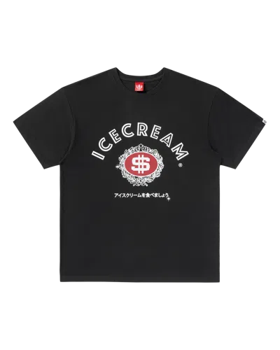 Icecream Kids' Dollars Ss Tee In Black