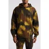 Icecream Drip Camo Pullover Hoodie In Brown