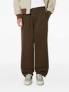 Icecream Elasticated-waist Trousers In Brown
