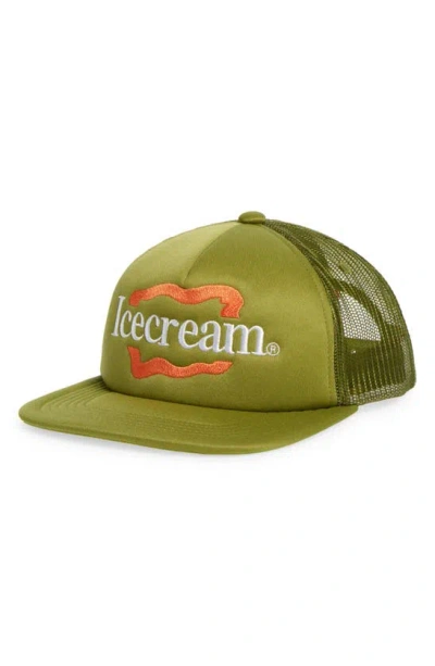 Icecream Essential Snapback Baseball Cap In Fern