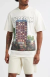 Icecream Estate Oversize Graphic T-shirt In White