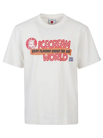 Icecream Every Flavour Cotton T-shirt In White