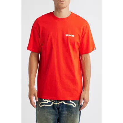 Icecream Eye See Graphic T-shirt In Red