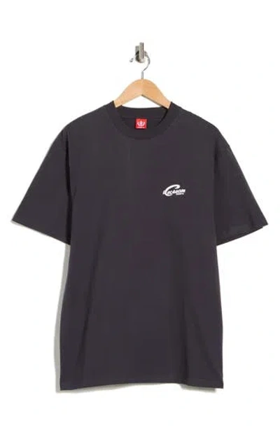 Icecream Eye Spy Oversize Graphic T-shirt In Black