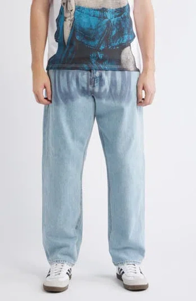 Icecream Fader Vanilla Fit Relaxed Wide Leg Jeans In Blue