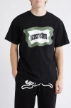 Icecream Flag Graphic T-shirt In Black