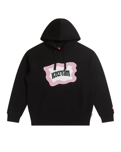 Icecream Kids' Flag Hoodie In Black