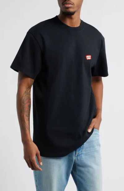 Icecream Flagship Logo Appliqué T-shirt In Black