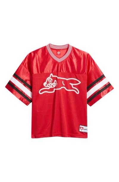 Icecream For Us Mesh T-shirt In Red