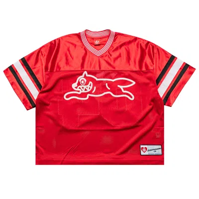 Pre-owned Icecream For Us Short-sleeve Knit Jersey 'pompeian Red' | Men's Size S