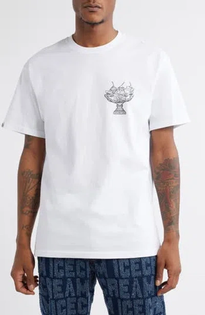 Icecream Fountain Cotton Graphic T-shirt