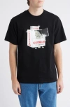 Icecream Freezer Graphic T-shirt In Black