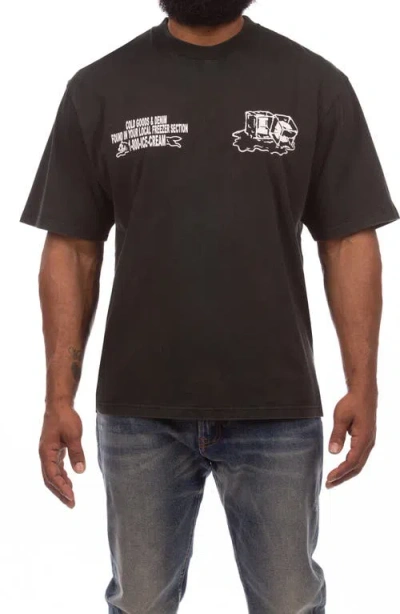 Icecream Freezer Graphic T-shirt In Black