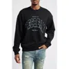 Icecream Frigid Cotton Graphic Sweatshirt In Black
