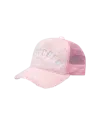 Icecream Fur Trucker Cap In Pink