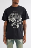 Icecream Gallop Cotton Graphic T-shirt In Stretch Limo