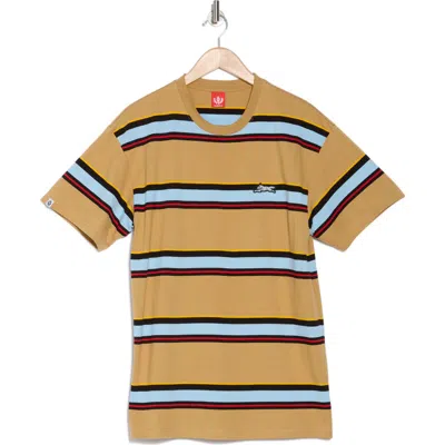 Icecream Gatsby Stripe Cotton Jersey T-shirt In Candied Ginger