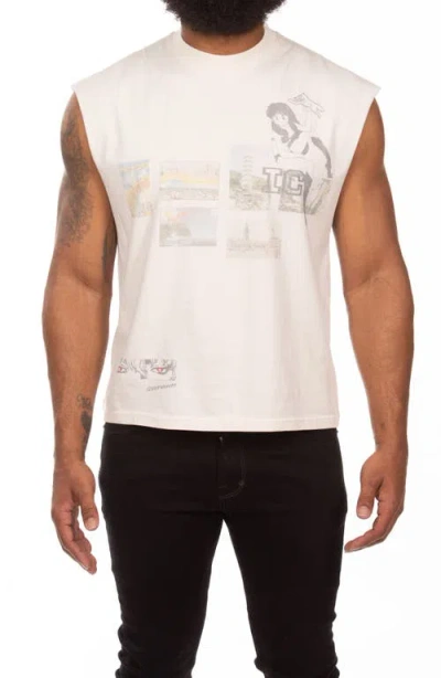 Icecream Gelato Graphic Tank In Neutral