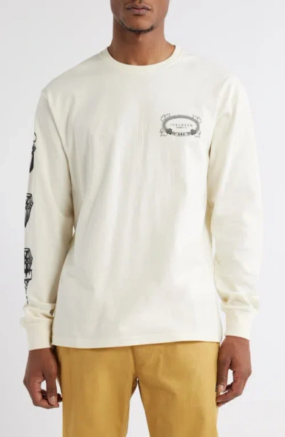 Icecream Gfh/gfw Logo Long Sleeve Graphic T-shirt In Antique White