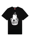 Icecream Gleam-print T-shirt In Black