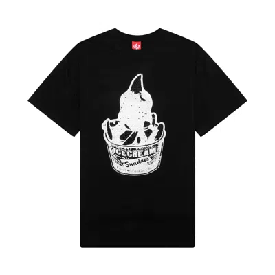Pre-owned Icecream Gleam Short-sleeve Knit Shirt 'black' | Men's Size S