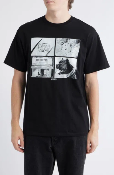 Icecream Good For Health Graphic T-shirt In Black