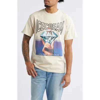 Icecream Good For Health Graphic T-shirt In Gray