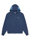 Icecream Gradient-effect Zip-up Hoodie In Blue