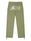 Icecream Graphic-print Cargo Trousers In Green
