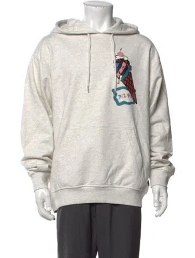 Pre-owned Icecream Graphic Print Crew Neck Hoodie In Neutrals