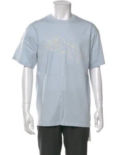 Pre-owned Icecream Graphic Print Crew Neck T-shirt In Blue