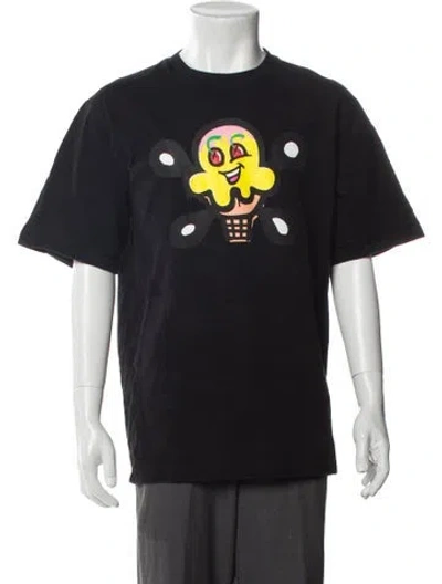 Pre-owned Icecream Graphic Print Crew Neck T-shirt In Gray