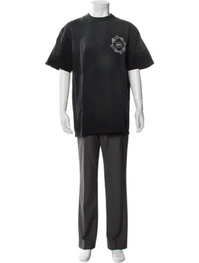 Pre-owned Icecream Graphic Print Crew Neck T-shirt In Gray