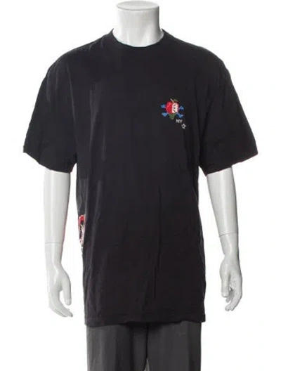 Pre-owned Icecream Graphic Print Crew Neck T-shirt In Gray