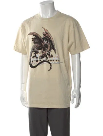 Pre-owned Icecream Graphic Print Crew Neck T-shirt In Neutral
