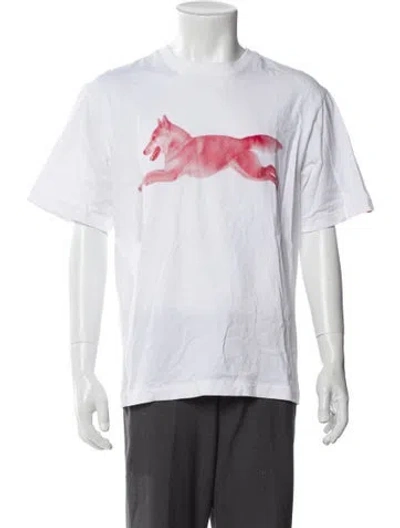 Pre-owned Icecream Graphic Print Crew Neck T-shirt In White