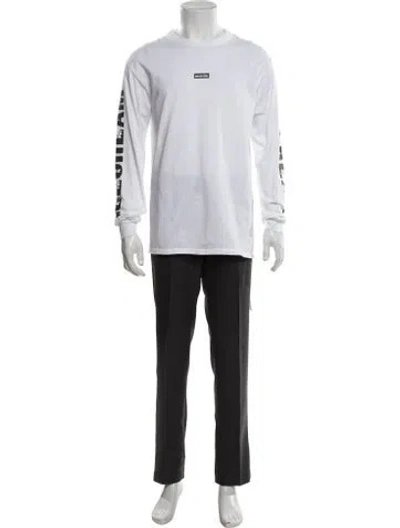Pre-owned Icecream Graphic Print Crew Neck T-shirt In White