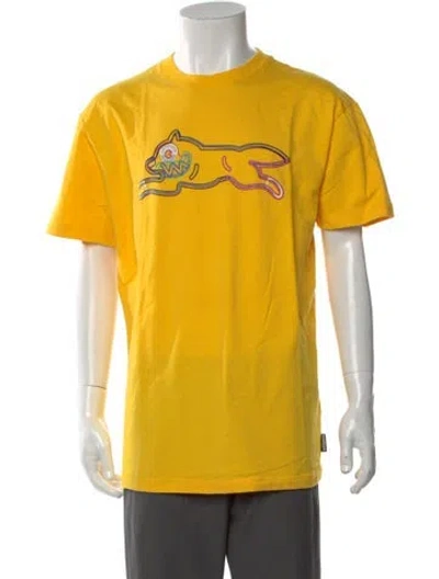 Pre-owned Icecream Graphic Print Crew Neck T-shirt In Yellow