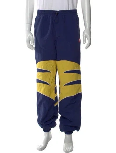Pre-owned Icecream Graphic Print Joggers In Blue