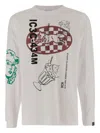Icecream Graphic-print Long-sleeve T-shirt In White