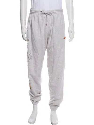 Pre-owned Icecream Graphic Print Lounge Bottoms In Gray