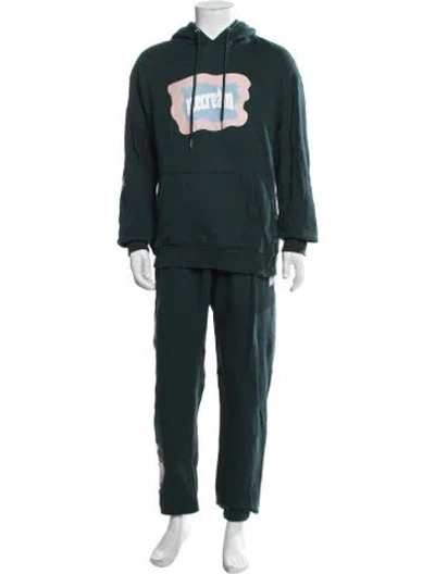 Pre-owned Icecream Graphic Print Lounge Set In Green