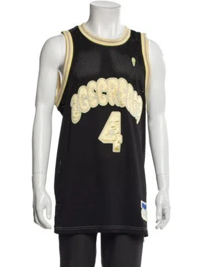 Pre-owned Icecream Graphic Print Scoop Neck T-shirt In Green