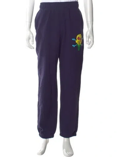 Pre-owned Icecream Graphic Print Sweatpants In Purple