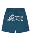 Icecream Running Dog All Over Print Swim Shorts In Blue