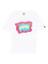 Icecream Mens Block Brand-print Cotton-jersey T-shirt White In White