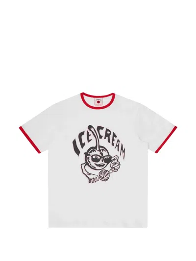Icecream Graphic-print T-shirt In White