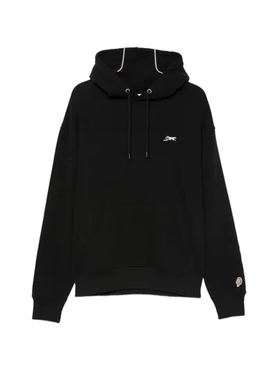 Icecream Graphic-patch Drawstring Hoodie In Blue