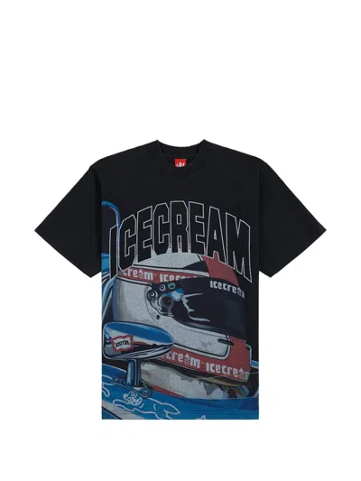 Icecream Graphic-print T-shirt In Multi