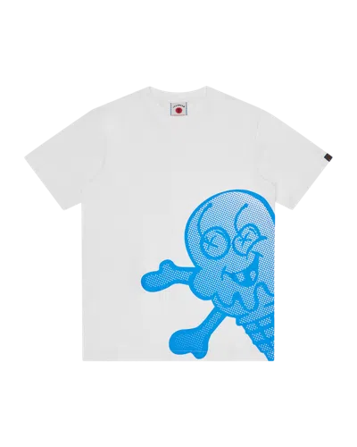 Icecream Kids' Halftone Jumbo Cones & Bones T-shirt In White